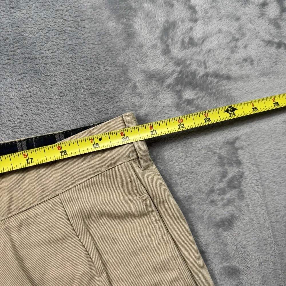 Polo Ralph Lauren Mens 40 Khaki Pleated Classic Golf Shorts Made in USA 90s